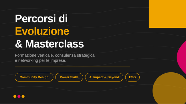 Sync The Future Academy_Evoluzione organizzativa e masterclass